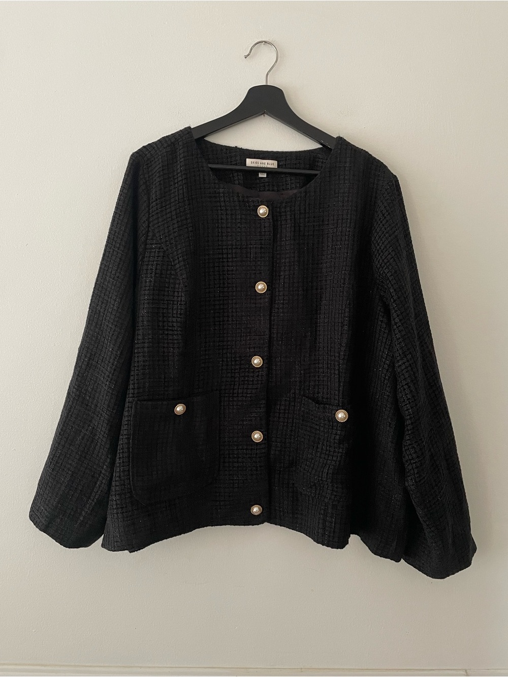 Skies Are Blue Curvy Tweed Jacket Size 2X